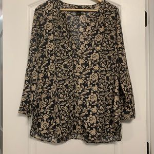 Ann Taylor Long Sleeve Blouse